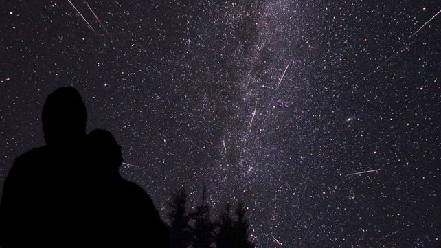 Lluvia de estrellas oriónidas.