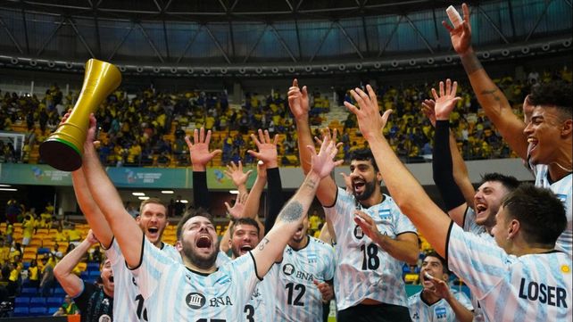 La selección de vóleibol masculina se quedó con un trofeo que se le negaba desde 1964