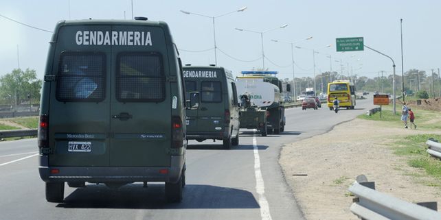 Los gendarmes llegarán la semana próxima