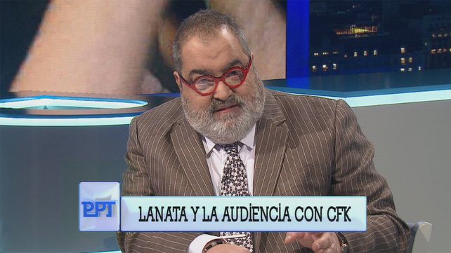 Jorge Lanata le apuntó a la expresidenta Cristina Fernández de Kirchner.
