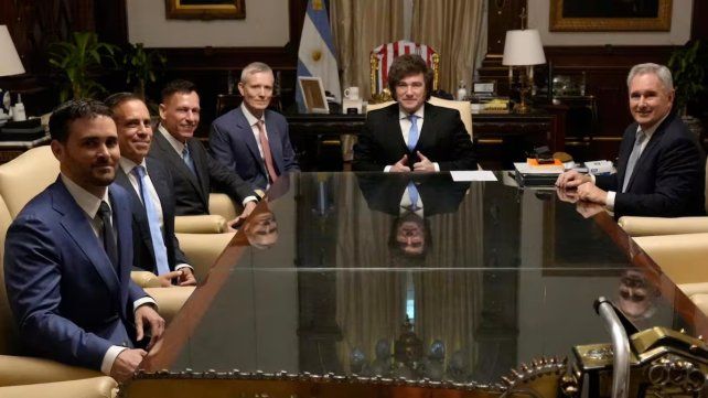 Elencuentro que mantuvo Javier Milei en la Casa Rosada con Peter Thiel