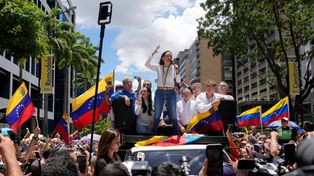 Maria Corina Machado habla este miércoles a un mes justo de las elecciones que le sirvieron al presidente Maduro para montar un supuesto fraude.