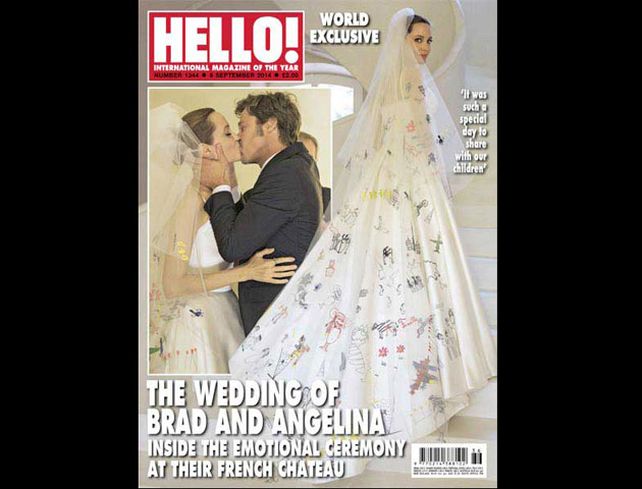 Aparecieron las primeras fotos de la boda de Angelina Jolie y Brad Pitt