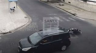 El impactante video de una mujer embarazada atropellada por un auto