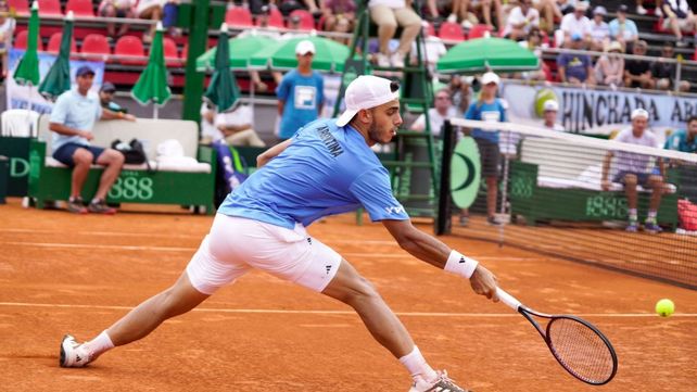 Francisco Cerúndolo será uno de los tenistas del equipo argentino de la Copa Davis.