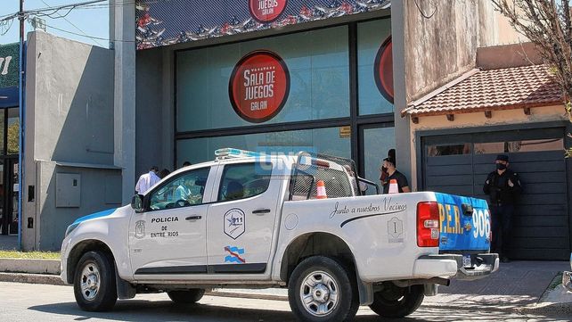 Robo de dinero en el casino de Calle Galán.