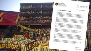 Peñarol de Montevideo publicó un comunicado en redes sociales