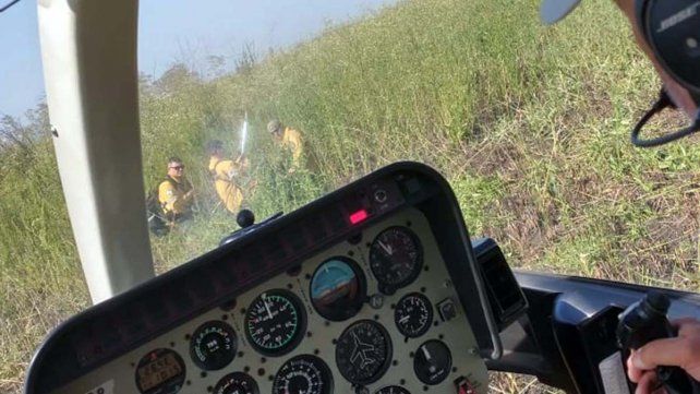 Incendios: se conformó un comando Entre Ríos-Buenos Aires