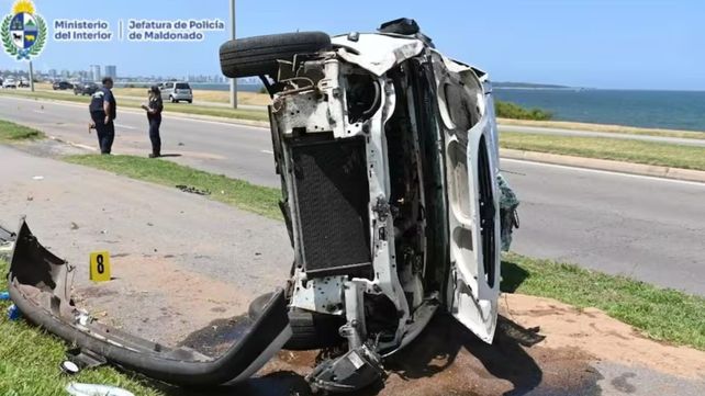 Punta del Este. El joven alcoholizado despistó en Claudio Williman y Capricornio