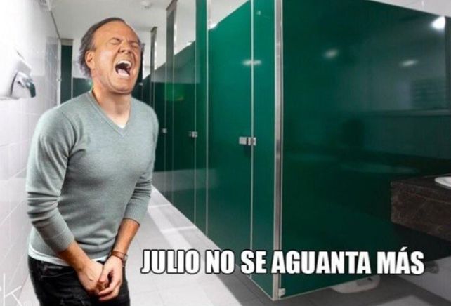 Arrancó julio y la ya tradicional catarata de memes del cantante español Julio Iglesias