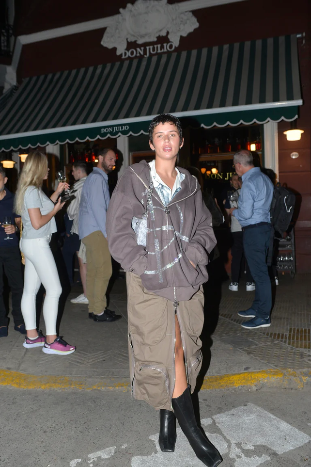 Nathy Peluso en Palermo (cortesía Infobae)