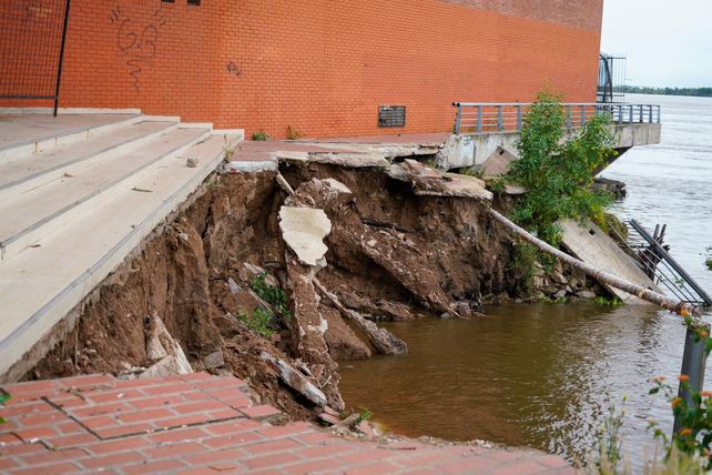 No descartan nuevos desmoronamientos de la explanada del parque España