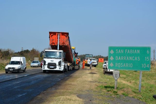 Obras. La ruta nacional 11 será repavimentada en algunos tramos.