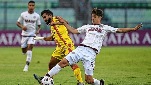 En el final del partido