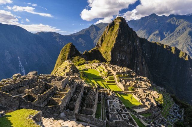 Imagen aérea del Machu Picchu