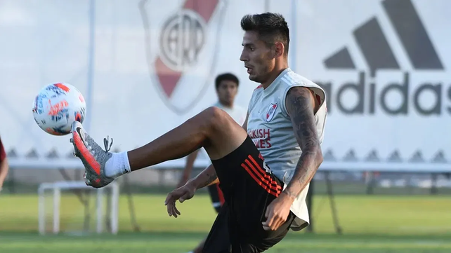 Fabrizio Angileri se reincorporó al plantel de River