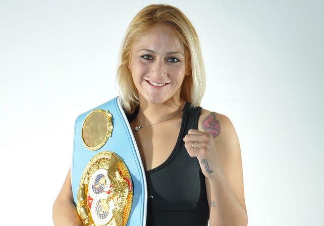 La boxeadora entrerriana va por su sexta defensa del cinturón.
