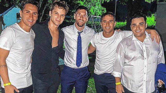 Lionel Messi participó del casamiento de su cuñada.