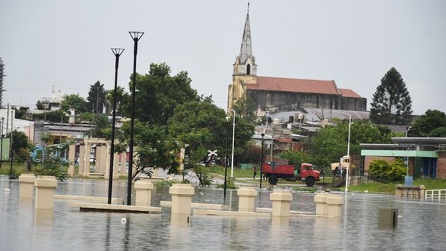 Inundaciones en Concordia: Salto Grande ratifica el alerta de pico máximo