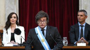El discurso del presidente Javier Milei tuvo menor rating que el año pasado