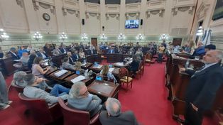 El debate en la Cámara baja provincial.&nbsp;