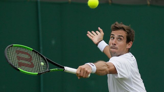 La vista fija. El bahiense Pella enfrenta al español Carreño Busta. Su mejor actuación fue en 2018