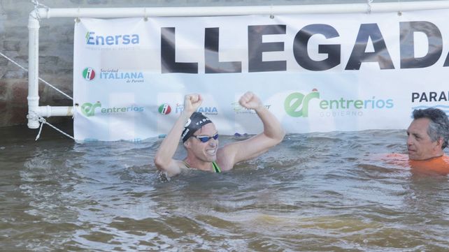 Damián Blaum se mostró feliz por el triunfo en su última competencia.
