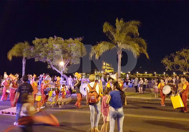 La ciudad celebró la Navidad en la Costanera Oeste