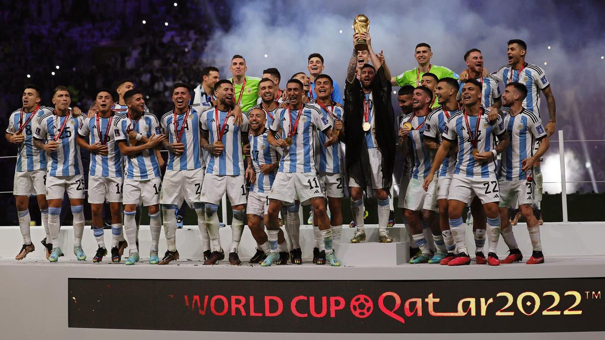Gracias muchachos ¡Argentina campeón del mundo!