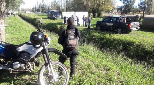 EL lugar en donde fue hallado el cuerpo.