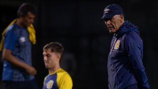 Miguel Ángel Russo condujo los últimos ejercicios realizados en Caracas y este martes antes del juego confirmará la formación. (Foto: CARC)