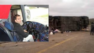Mendoza: el desesperado grito del chofer del micro antes de volcar