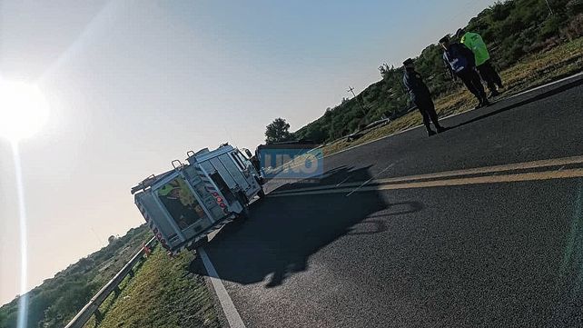 Ruta 12: volcó combi que trasladaba a chicos de Cerrito