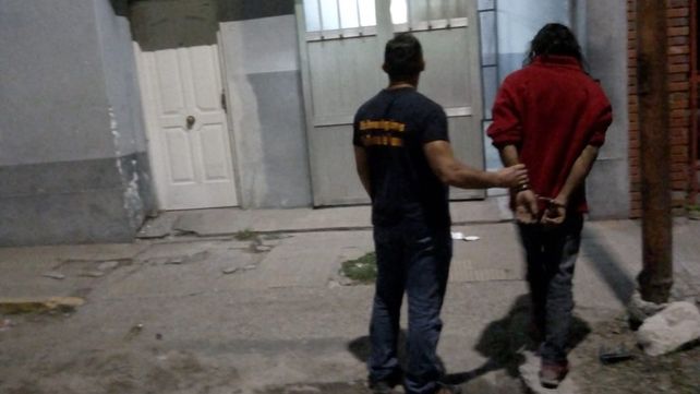 Detuvieron a un violento