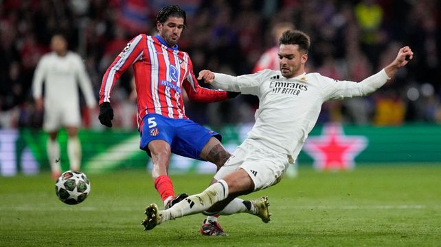 Rodrigo De Paul hizo un gran despliegue físico en el partido ante Real Madrid.
