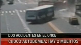 Dos muertos y 18 heridos en impactante accidente m&uacute;ltiple en plaza Miserere