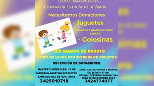 Campaña por el día del niño en la vecinal Ceferino Namuncurá