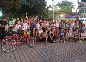 La marea de mujeres también marchará en bicicleta mañana