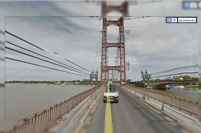 Como un peatón. La visualización de las calles exhiben en detalle