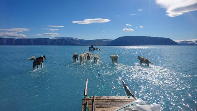Groenlandia perdió 4,7 billones de toneladas de hielo en 20 años