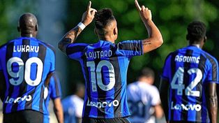 Lautaro Martínez y Joaquín Correa anotan para Inter.