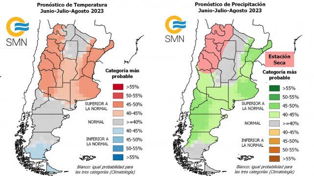 Entre Ríos tendrá un invierno con temperatura mayor a la normal