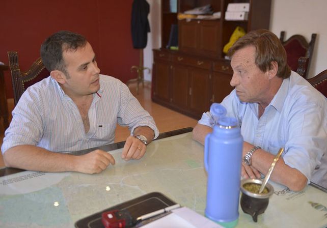 Varisco recibió a Cristian Bello