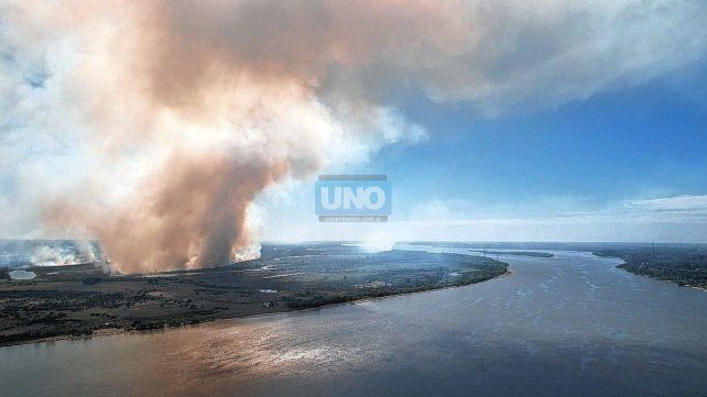 Se advierten incendios en las islas de Santa Fe