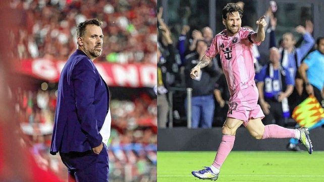 Fabbiani sueña con tener a Messi en Newells: Ojalá venga, cuatro meses nomás le pido