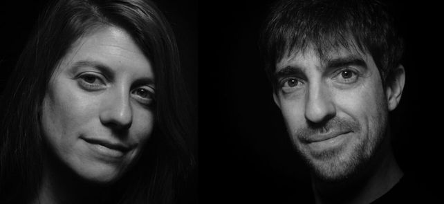 La actriz y guinista Romina Tamburello y el productor Federico Actis.