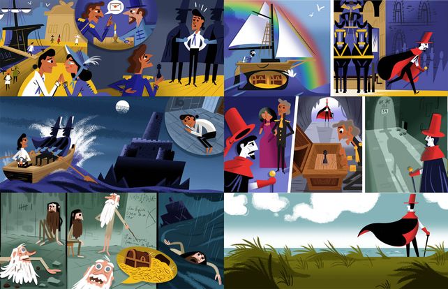 Google le rinde homenaje a El conde de Montecristo con un doodle