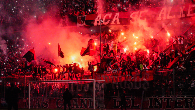 La hinchada de Newells.