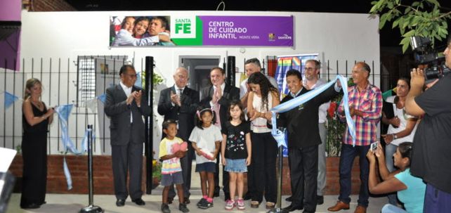 Así se inauguraba en abril de 2017 el primer Centro de Cuidado Infantil (CCI) en el paraje Ángel Gallardo