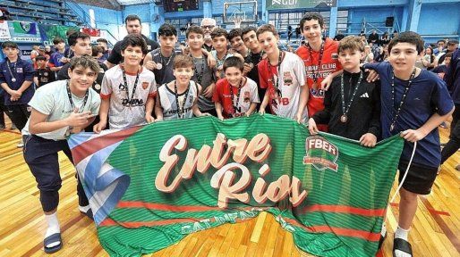 Entre Ríos se colgó la medalla de bronce en el Argentino U13